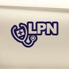 Nashville Decals LPN Licensed Practical Nurse Vinyl Decal Laptop Car Truck Bumper Window Sticker - Navy view 1
