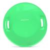 Slippery Racer Heavy-Duty Cold Resistant Downhill Pro Adults and Kids Plastic Outdoor Winter Saucer Disc Snow Sled with Handles (Green, 1 Pack) view 1