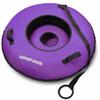 Slippery Racer Heavy Duty Commercial Snow Tube, Hard Bottom, Cushion Insert, Canvass Cover-42 (Purple, 1) view 1