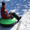 Slippery Racer Heavy Duty Commercial Snow Tube, Hard Bottom, Cushion Insert, Canvass Cover-42 (Purple, 1) view 4