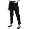 Alfred Dunner Womens Allure Slimming Missy Short Stretch Pants - Modern Fit, Figure Flattering Style, Contoured Cut, Black, 18 view 3