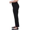 Alfred Dunner Womens Allure Slimming Missy Short Stretch Pants - Modern Fit, Figure Flattering Style, Contoured Cut, Black, 18 view 4