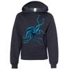 Dolphin Shirt Co Octopus Youth Sweatshirt Hoodie - Charcoal Heather Small view 1