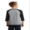 Port & Company Youth Core Blend 3/4-Sleeve Raglan Tee view 2