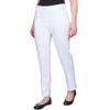 Alfred Dunner Womens Allure Slimming Missy Short Stretch Pants - Modern Fit, Figure Flattering Style, Contoured Cut, White, 14 view 4