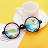 Lelinta Kaleidoscope Goggles Round Glasses with Crystal Lenses,Perfect for Cosplay, Costume Parties and Fashion Looks view 2