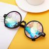 Lelinta Kaleidoscope Goggles Round Glasses with Crystal Lenses,Perfect for Cosplay, Costume Parties and Fashion Looks view 3