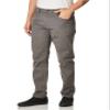 WT02 mens Basic Color Twill Stretch Span Pants, Dark Grey(new), 36W x 32L US view 1