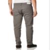 WT02 mens Basic Color Twill Stretch Span Pants, Dark Grey(new), 36W x 32L US view 2