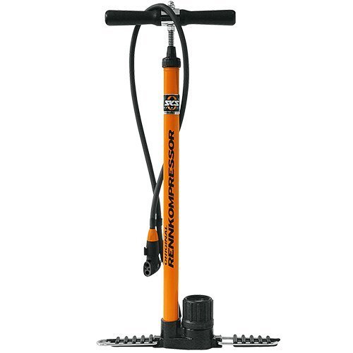 SKS Rennkompressor Orange Multi Valve Floor Pump 16 Bar (AV, SV DV 10063