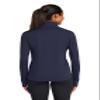 SPORT-TEK Women's Sport-Wick Textured Quarter Zip Pullover, True Navy, Small view 3
