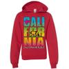 California Republic Neon Retro Bold Youth Sweatshirt Hoodie - Red Small view 1