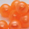 BnR Tackle SBCR12 Soft Beads, 12 mm, Creamsicle, Neutral Buoyancy, 10/Pack view 1