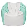Ocean-Tamer Round Marine Boat-Bean Bag, White/Seafoam (Medium) view 1
