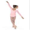 Bloch Dance Girls Meglio Microlux Long Sleeve Leotard, Candy Pink, Size 14 view 2