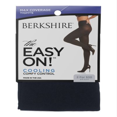 Berkshire Women's The Easy On Max Coverage Tights, Navy, Small