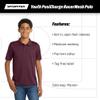 SPORT-TEK Youth PosiCharge RacerMesh Polo True Royal view 4