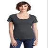 District Made Women's Perfect Weight Scoop Tee DM106L Charcoal Large view 1
