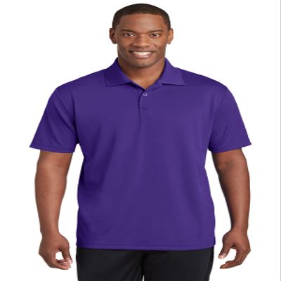 SPORT-TEK Unisex PosiCharge RacerMesh Polo Purple