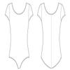 Bloch Dance Girls Dujour Microlux Short sleeve Leotard, Berry, 8-10 view 3