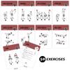 NewMe Fitness Kettlebell Workout Cards, Instructional Fitness Deck for Women & Men, Beginner Fitness Guide to Training Exercises at Home or Gym view 4