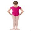 Bloch Dance Girls Dujour Microlux Short sleeve Leotard, Berry, 2-4 view 2