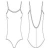 Bloch Dance Women's Sissone V-Back Camisole Leotard, Red, Petite view 3