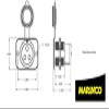 Marinco 12VBRS3 70A 3-Wire Trolling Motor Receptacle view 2