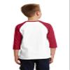 Port & Company Youth Core Blend 3/4-Sleeve Raglan Tee view 2