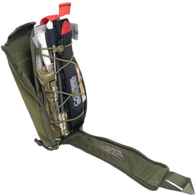 North American Rescue Eagle IFAK Kit (OD Green) NAR MOLLE Individual First Aid for Traumatic Injuries with C-A-T Tourniquet, Gauze, ETD, HyFin Vent Chest Seals (85-0180)