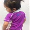 NEOcean Kids Rash Guard (Purple/White, 8T) UV Protection view 3
