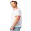 Alternative Men's Keeper Ringer Tee, White/Red, X-Large view 3