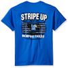 NCAA Memphis Tigers Football Schedule 2017 Short Sleeve Shirt, Large, Royal view 2
