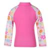 TFJH E Girls Swimsuit UPF 50+ Two Piece Long Sleeve Top Pant Set HotPink Long 12A view 3