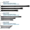 Plastic Clip Collar - Verbiage Sex Positions Black White - Narrow-Medium 8-12" view 3
