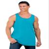 KingSize Men's Big & Tall Heavyweight Cotton Tank - 2XL, Black view 2