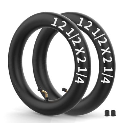 (2 Pack) 12.5 x 2.25 Inner Tube - High Strength Razor Inner Tube (Bella, Betty, Bistro, Daisy, Hannah, Sweet Pea, Vapor) - Kids 12 Inch Bicycle Tube Replacement, Gas & Electric Scooter