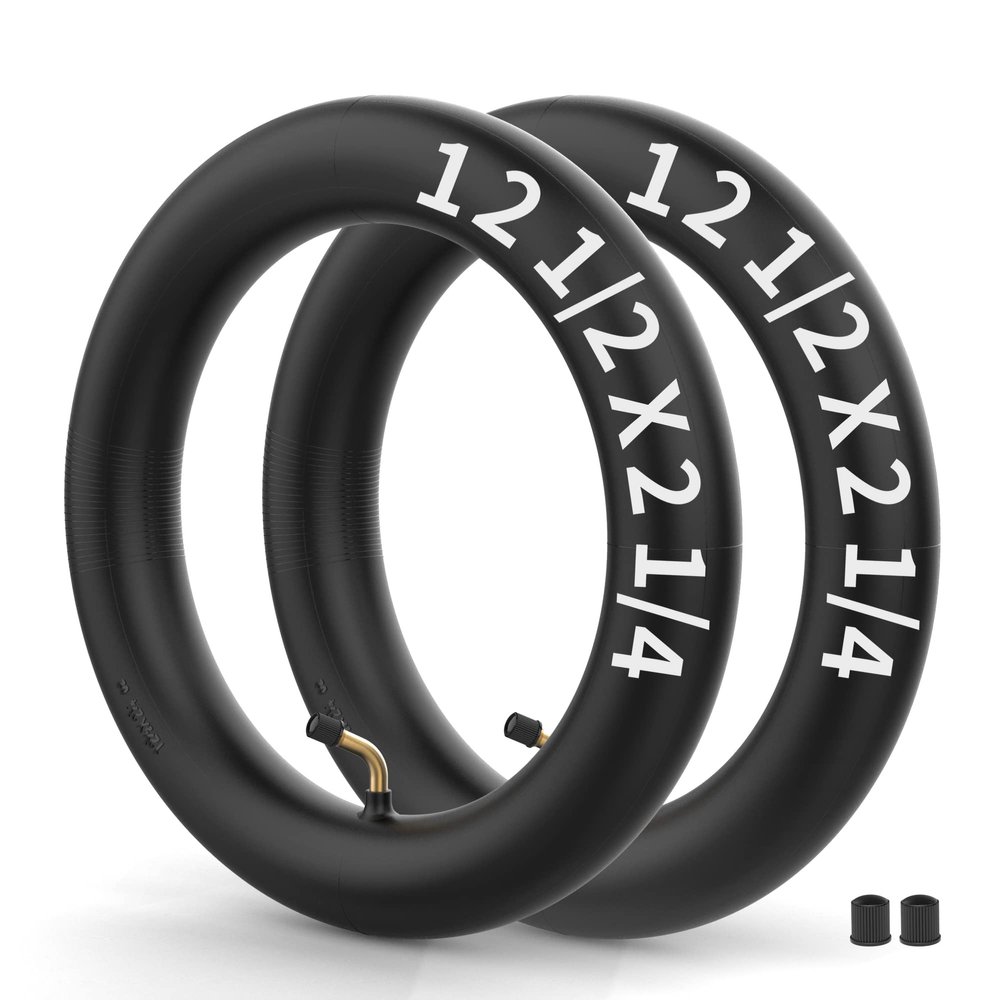 (2 Pack) 12.5 x 2.25 Inner Tube - High Strength Razor Inner Tube (Bella, Betty, Bistro, Daisy, Hannah, Sweet Pea, Vapor) - Kids 12 Inch Bicycle Tube Replacement, Gas & Electric Scooter