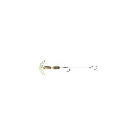 Mack's Lure 60049 Cha - Crawler Rig (Black Hooks) Glow Gold Tiger