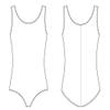 Bloch Dance Women's Faire Microlux Tank Leotard, Burgundy, Medium Long view 3