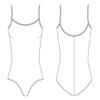 Bloch Dance Women's Nejor Microlux Camisole Leotard, Aubergine, Medium Long view 2