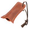 Captain Stag UH-19 Sierra Cup Leather Steering Wheel Cover, Made in Japan, Brown, 1.8 x 3.9 x 0.1 inches (45 x 100 x 3 mm)