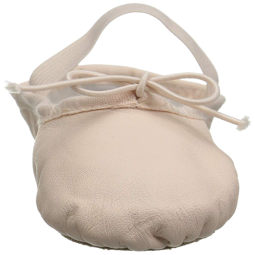 Bloch Dance Girl's Dansoft Full Sole Leather Ballet Slipper/Shoe, Theatrical Pink, 11.5 X-Narrow Little Kid