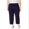 Alfred Dunner womens Allure Slimming Plus Size Stretch - Modern Fit Pants, Navy, 24 US view 2