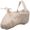 Bloch Dance Girl's Dansoft Full Sole Leather Ballet Slipper/Shoe, Theatrical Pink, 11 Wide Little Kid view 1