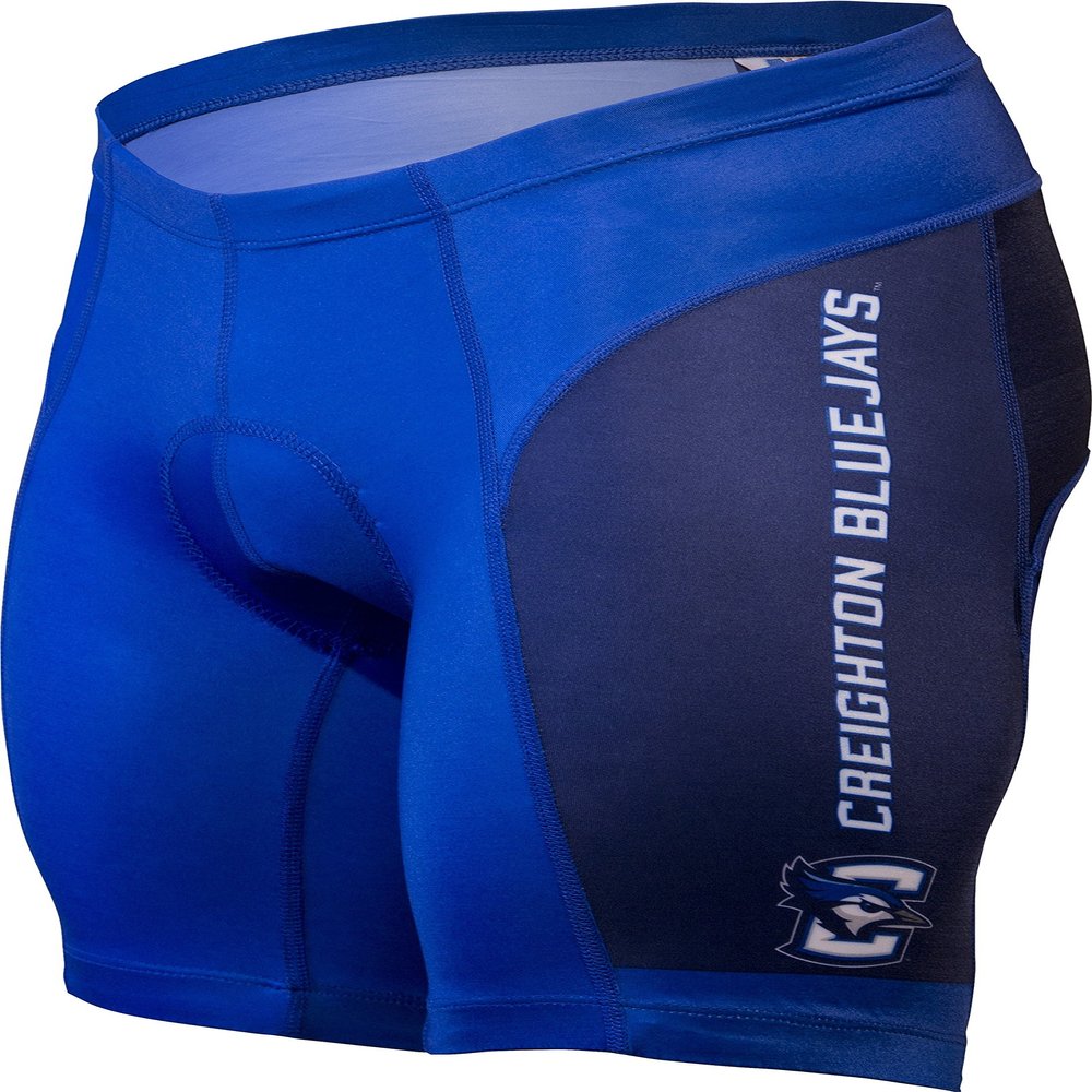Adrenaline Promotions NCAA Creighton Bluejays Men's Cycling Shorts, XX-Large, Blue