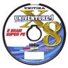 UNITIKA 10161 PE Line Univenture 1 x 8, 100 m 12 Connector, No. 10, 120 lb (54 kg), 5 Colors view 1
