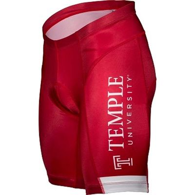 Adrenaline Promotions NCAA Temple Owls Men's Cycling Shorts, XX-Large, Red