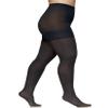 Berkshire The Easy On! 40 Denier Plus Size Max Coverage Tights, Dark Grey, 3X-4X view 2