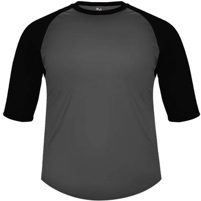B-Baseball Youth Tee Graphite/Black X-Small